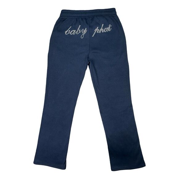 Baby Phat Black Bling Sweatpants - Size Medium - Picture 1 of 7